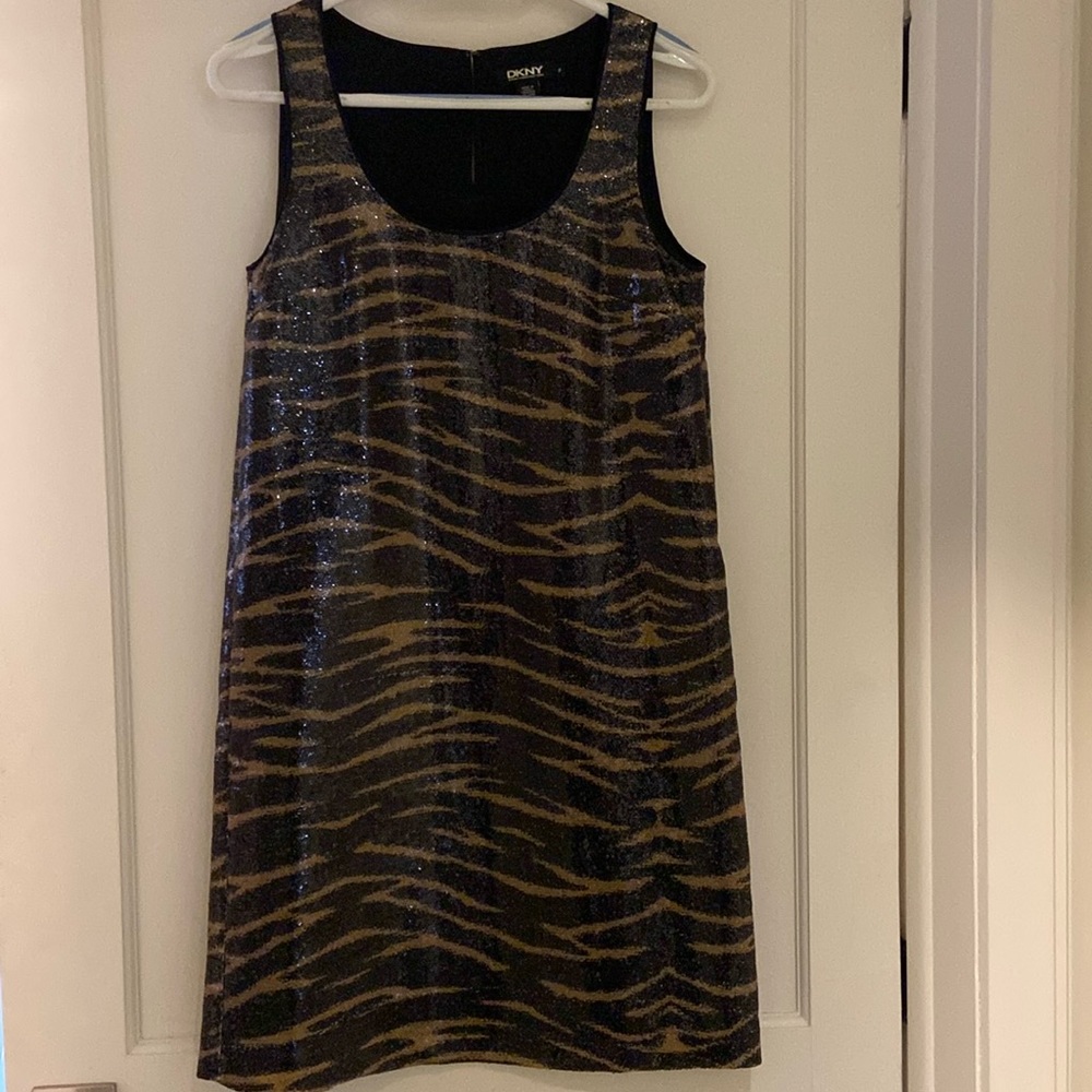 DKNY Sequins above knee length dress.